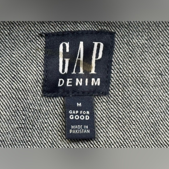 Gap Denim Men’s Blue Jean Jacket, Size Medium - Picture 10 of 12